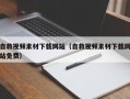 永安自救视频素材下载网站（自救视频素材下载网站免费）